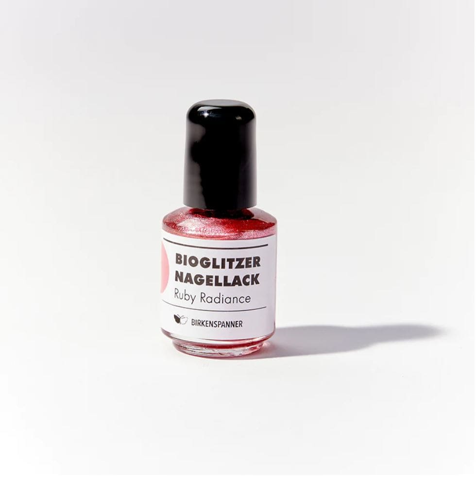 Nagellack mit Bio Glitzer, Birkenspanner